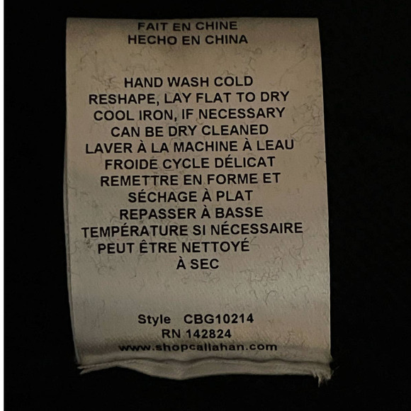 CALLAHAN ANTHRO SWEATER DRESS BLACK METALLIC GOLD CHUNKY WOOL BLEND KNIT NWT - Picture 8 of 9